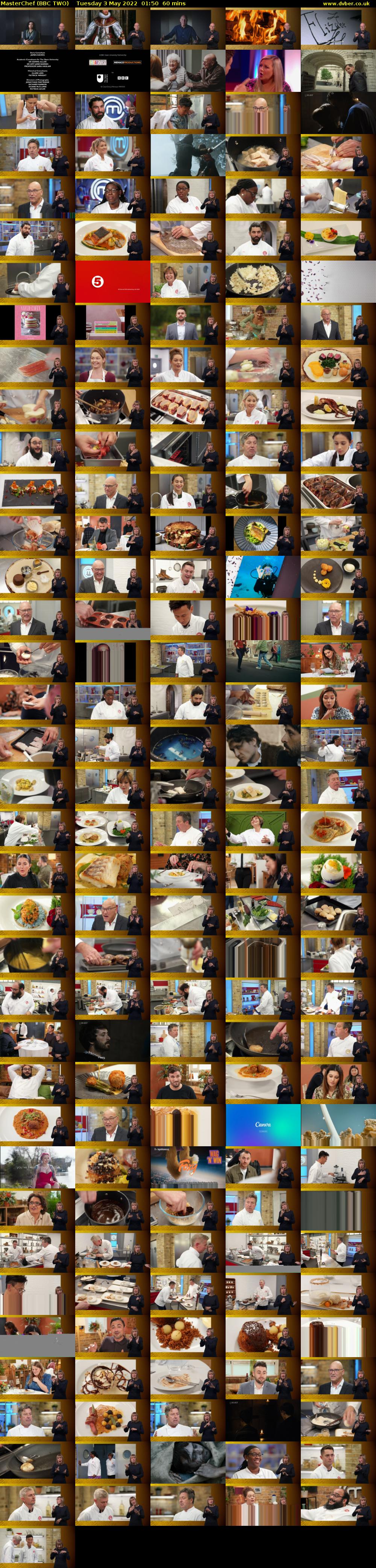 MasterChef (BBC TWO) Tuesday 3 May 2022 01:50 - 02:50