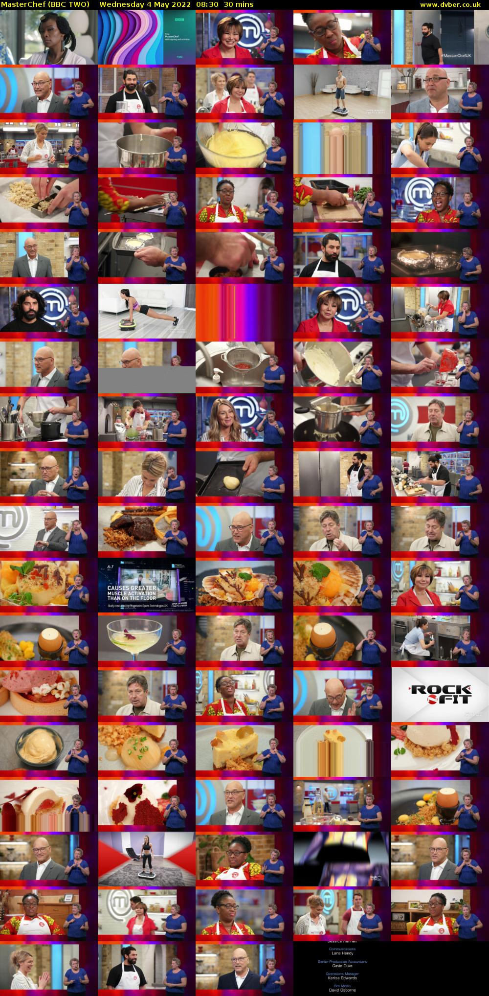 MasterChef (BBC TWO) Wednesday 4 May 2022 08:30 - 09:00