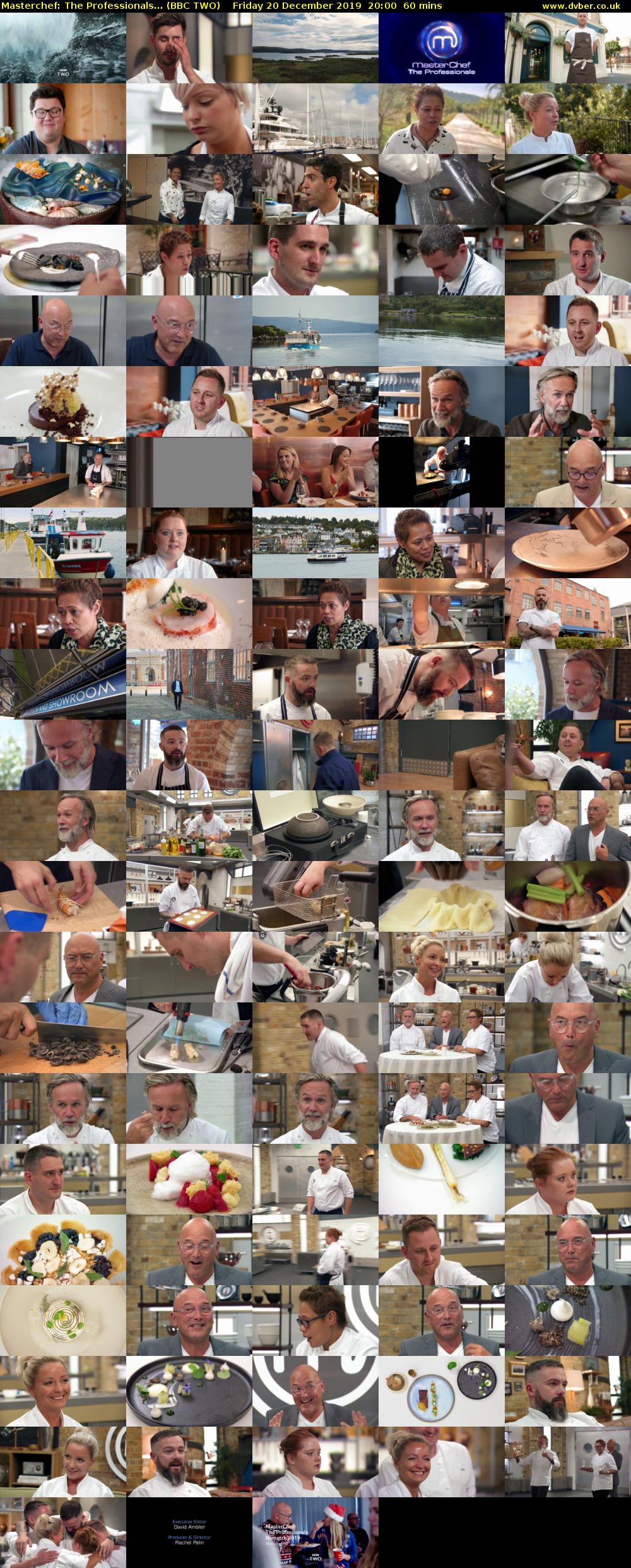 Masterchef: The Professionals... (BBC TWO) Friday 20 December 2019 20:00 - 21:00