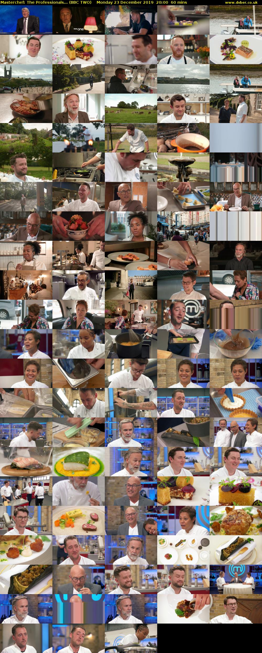 Masterchef: The Professionals... (BBC TWO) Monday 23 December 2019 20:00 - 21:00
