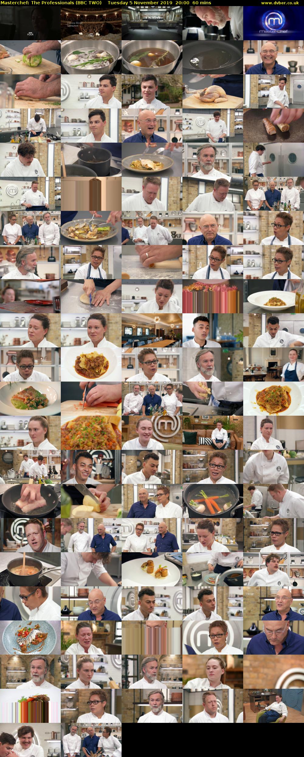 Masterchef: The Professionals (BBC TWO) Tuesday 5 November 2019 20:00 - 21:00