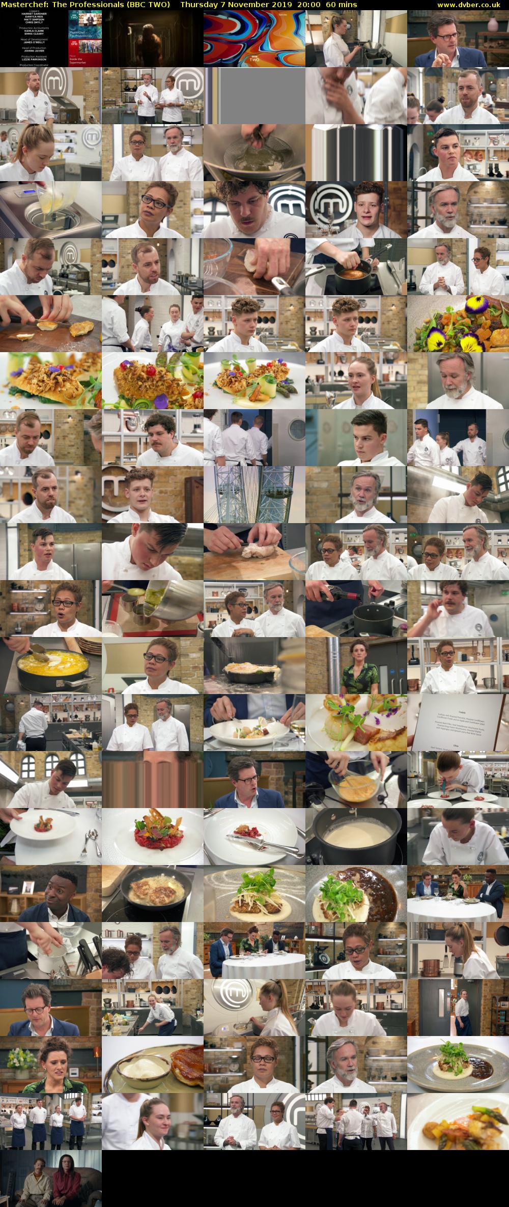 Masterchef: The Professionals (BBC TWO) Thursday 7 November 2019 20:00 - 21:00