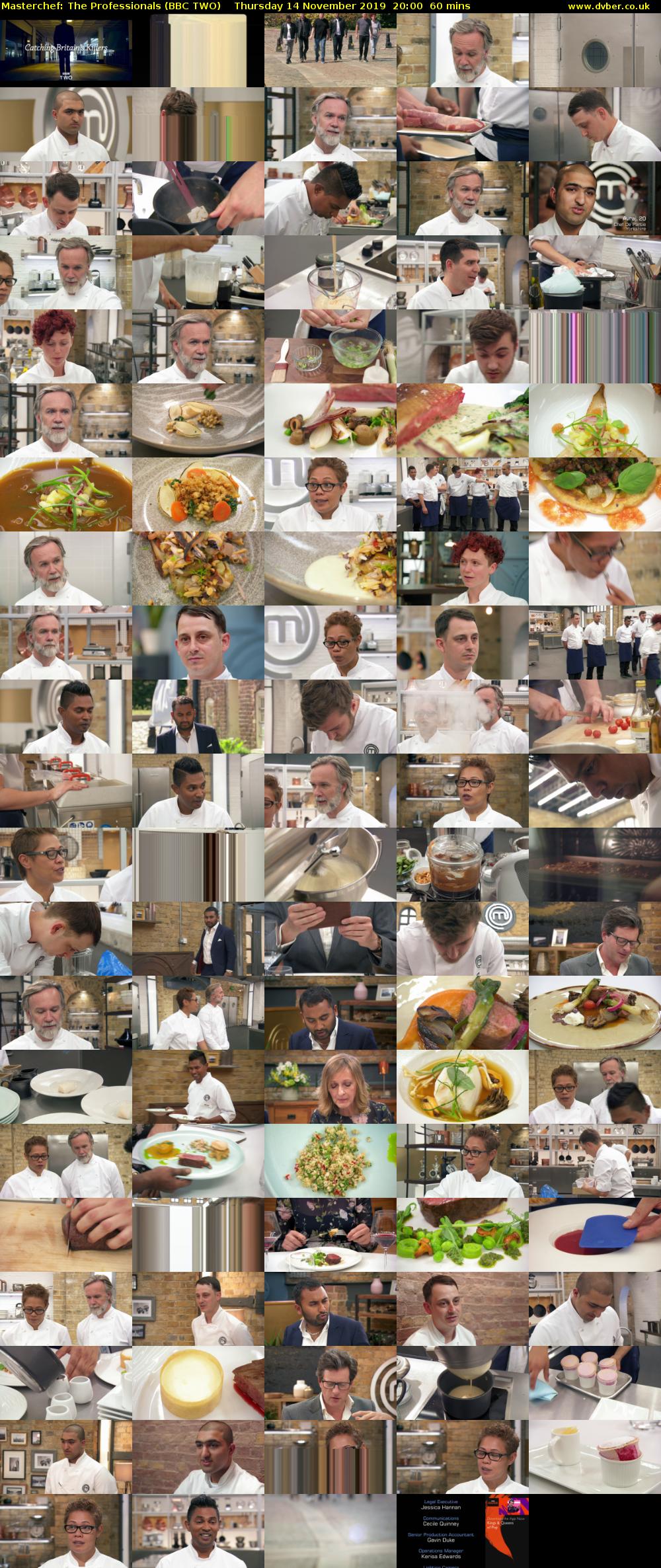 Masterchef: The Professionals (BBC TWO) Thursday 14 November 2019 20:00 - 21:00