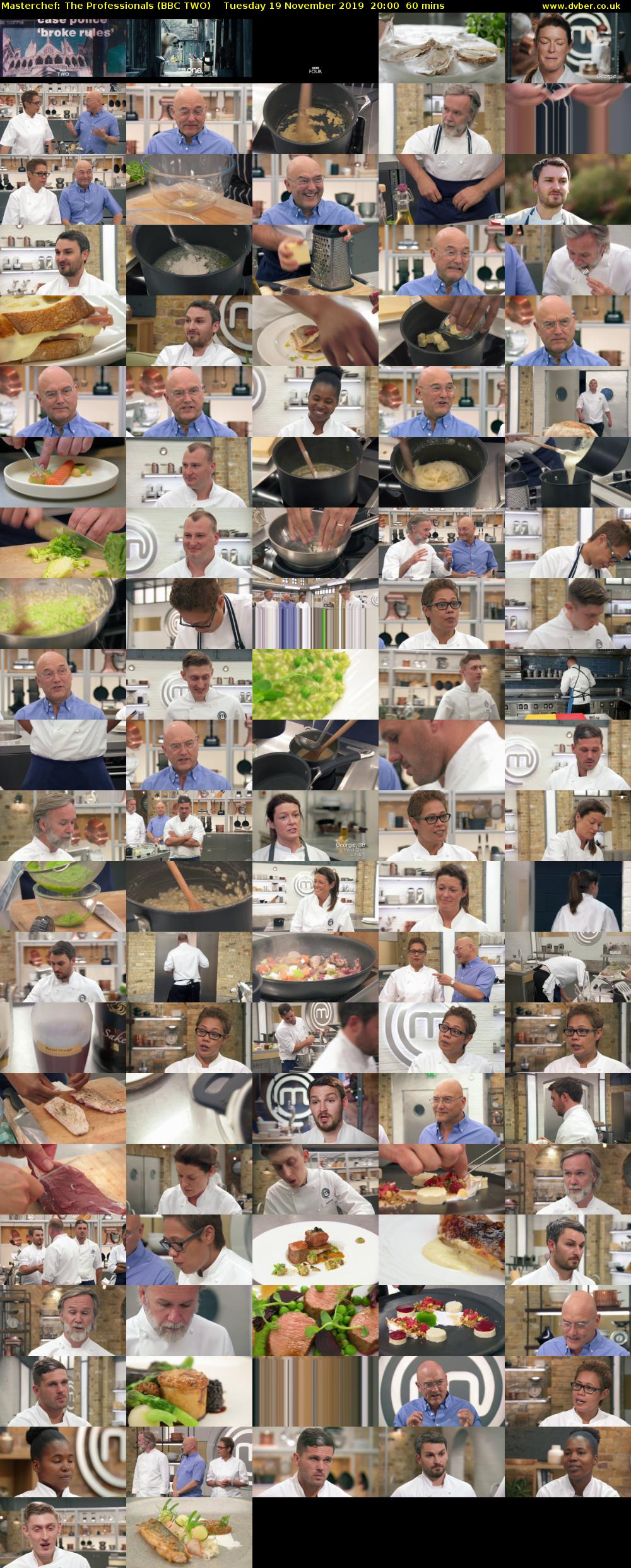 Masterchef: The Professionals (BBC TWO) Tuesday 19 November 2019 20:00 - 21:00