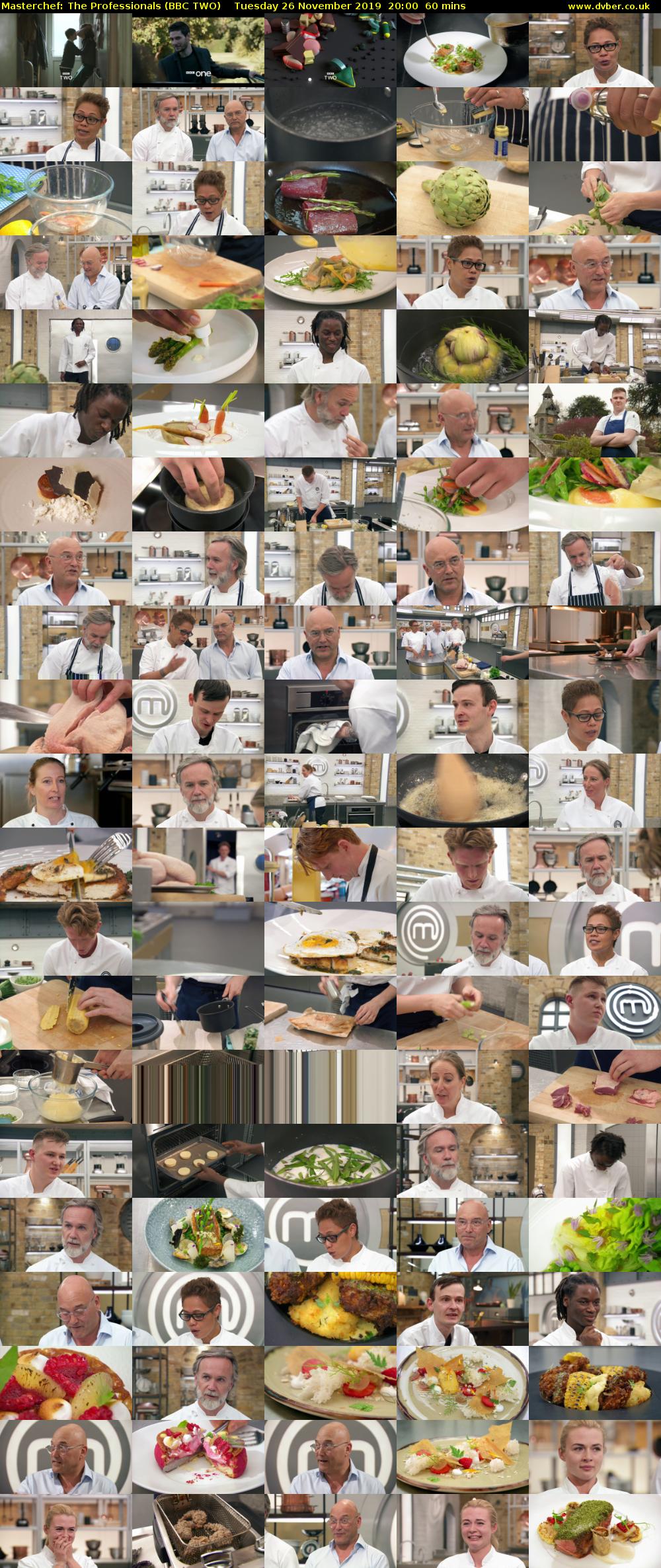 Masterchef: The Professionals (BBC TWO) Tuesday 26 November 2019 20:00 - 21:00