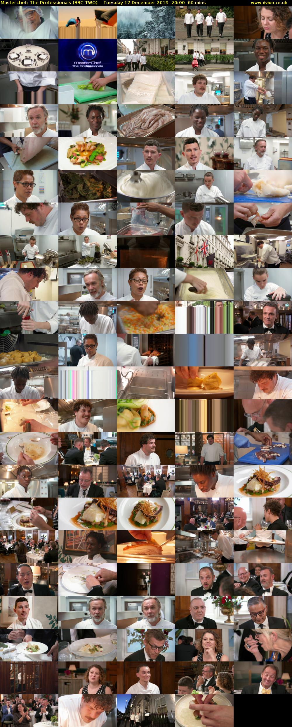 Masterchef: The Professionals (BBC TWO) Tuesday 17 December 2019 20:00 - 21:00
