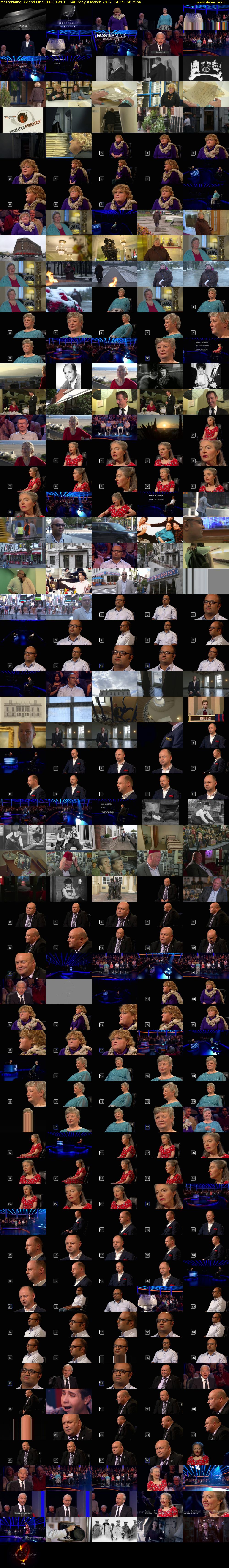 Mastermind: Grand Final (BBC TWO) Saturday 4 March 2017 14:15 - 15:15