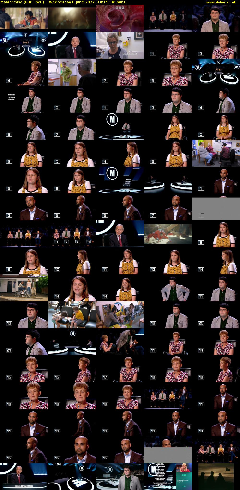Mastermind (BBC TWO) Wednesday 8 June 2022 14:15 - 14:45
