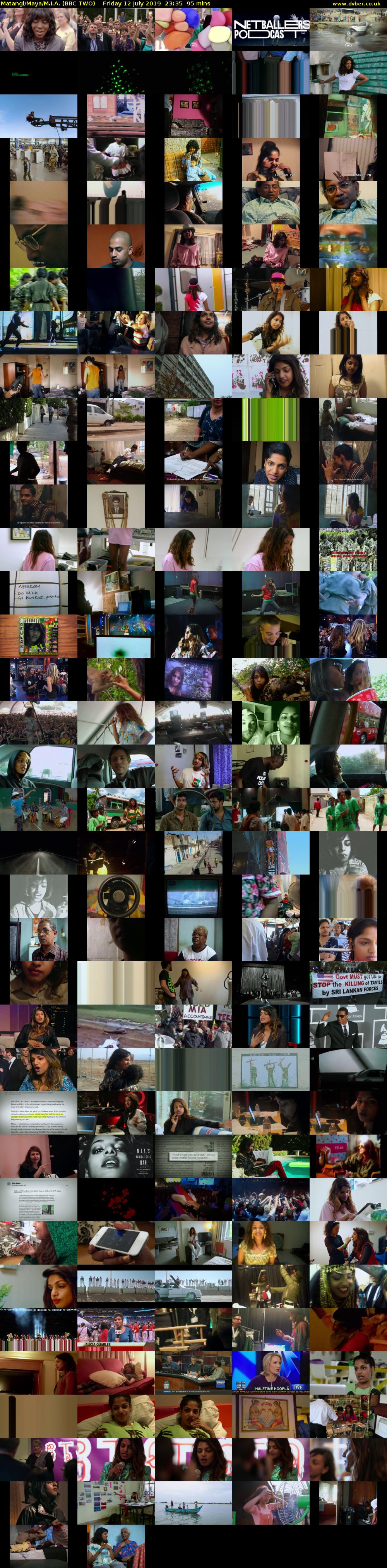 Matangi/Maya/M.I.A. (BBC TWO) Friday 12 July 2019 23:35 - 01:10