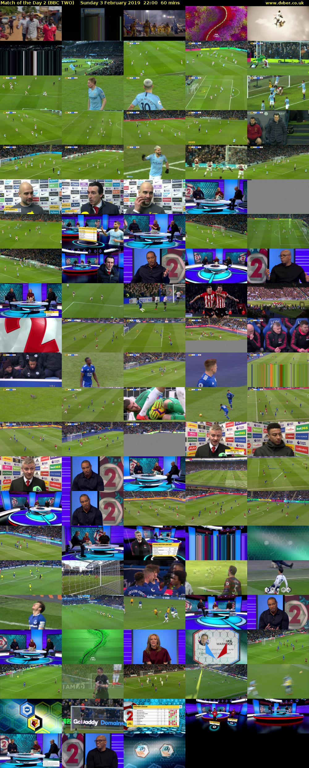 Match of the Day 2 (BBC TWO) Sunday 3 February 2019 22:00 - 23:00