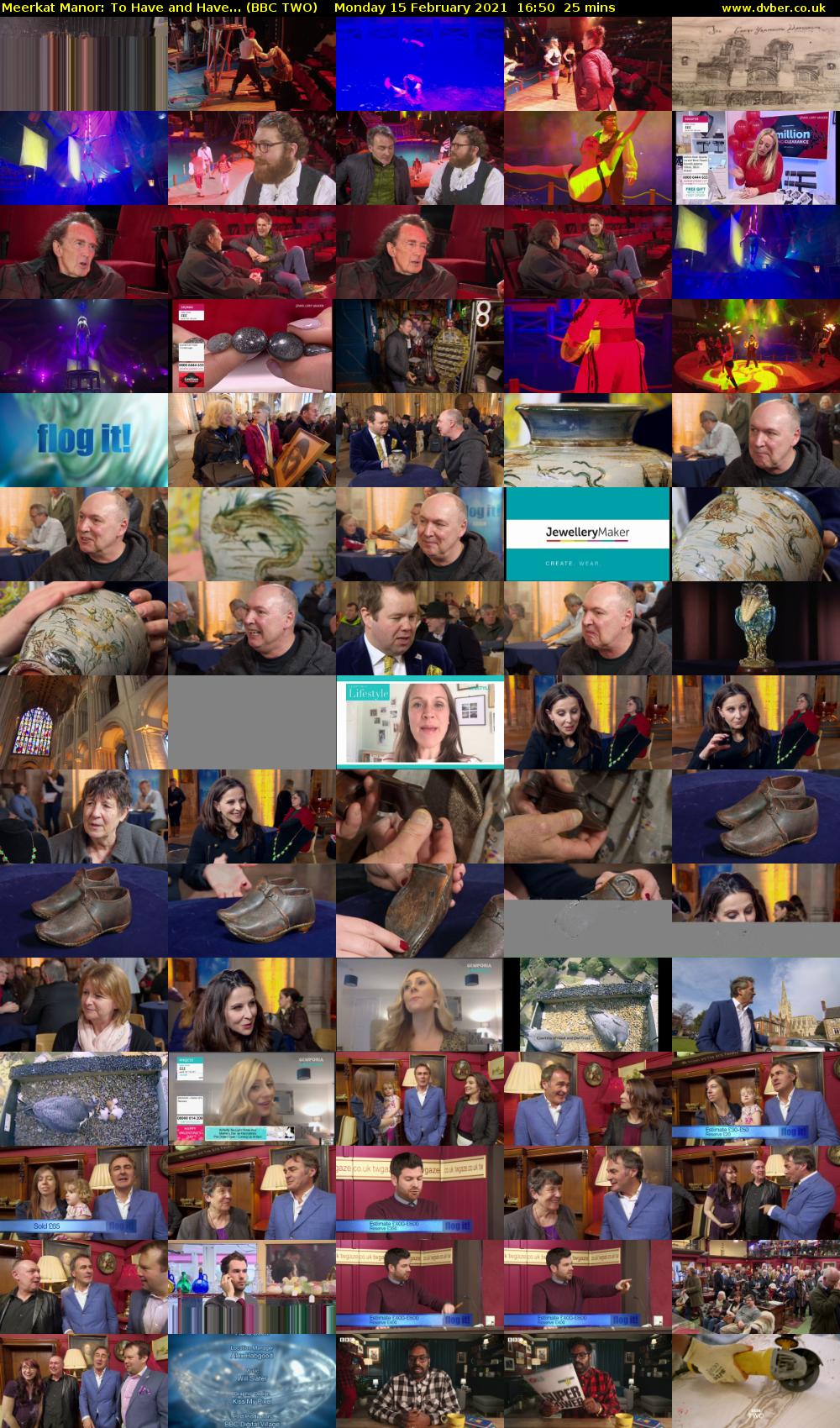 Meerkat Manor: To Have and Have... (BBC TWO) Monday 15 February 2021 16:50 - 17:15