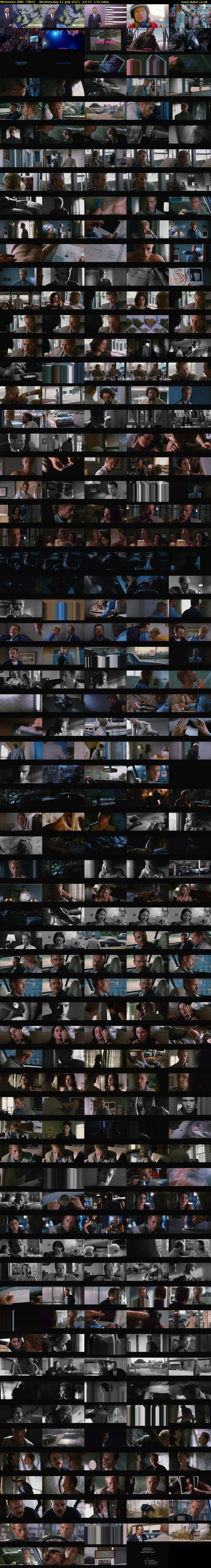 Memento (BBC TWO) Wednesday 21 July 2021 23:15 - 01:05