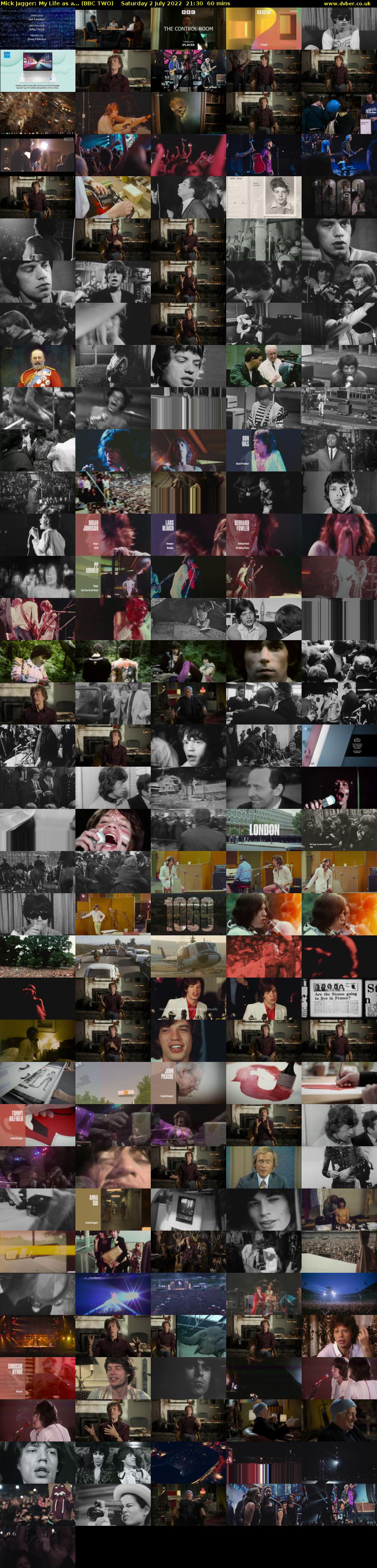 Mick Jagger: My Life as a... (BBC TWO) Saturday 2 July 2022 21:30 - 22:30