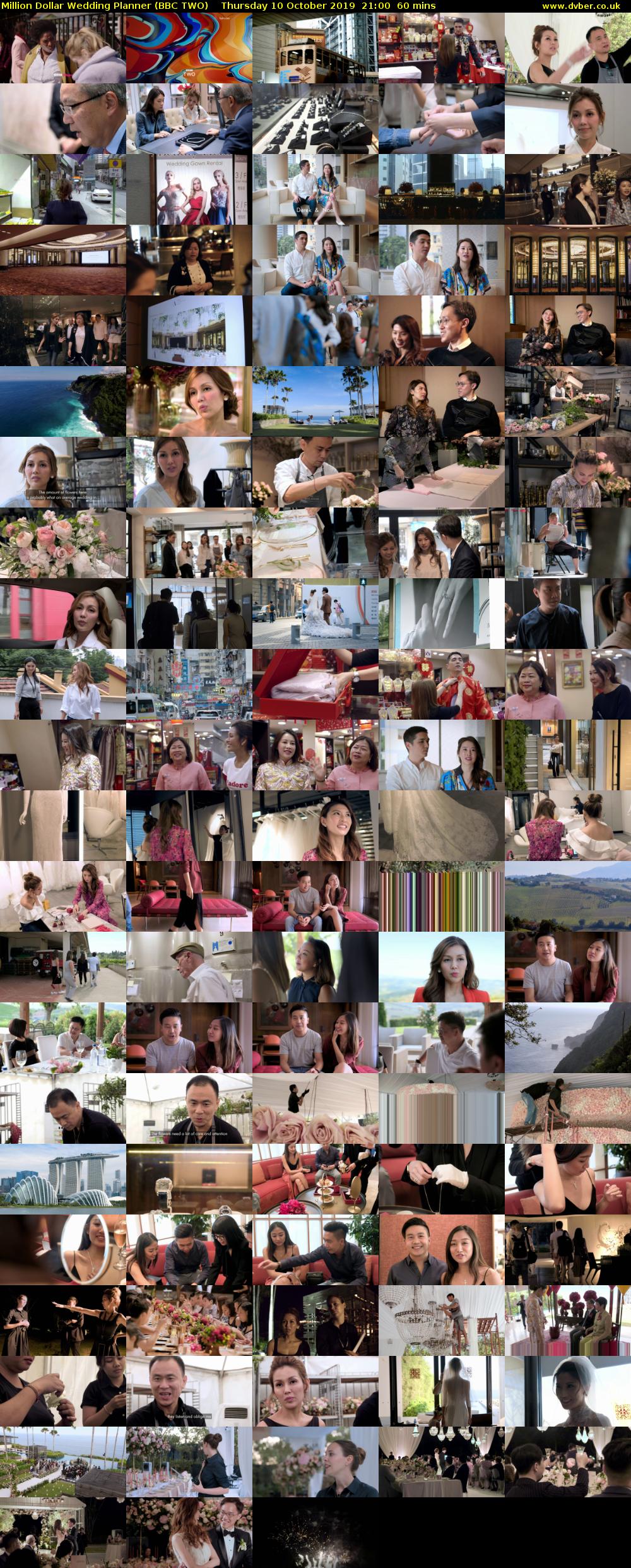 Million Dollar Wedding Planner (BBC TWO) Thursday 10 October 2019 21:00 - 22:00