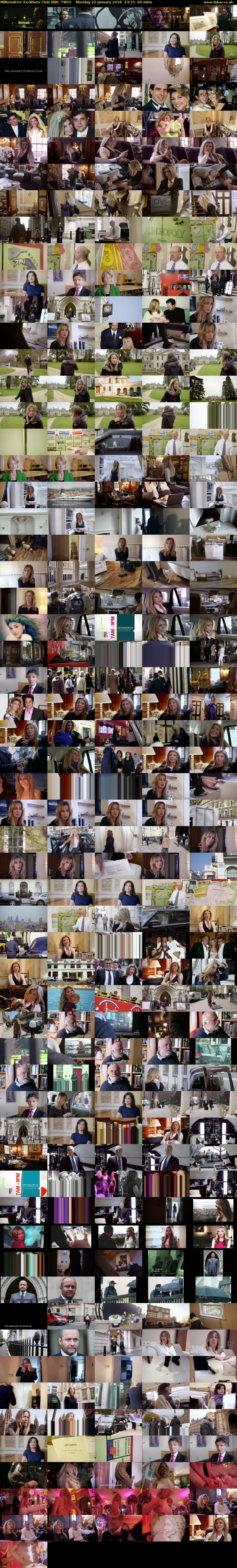Millionaires' Ex-Wives Club (BBC TWO) Monday 22 January 2018 23:15 - 00:15