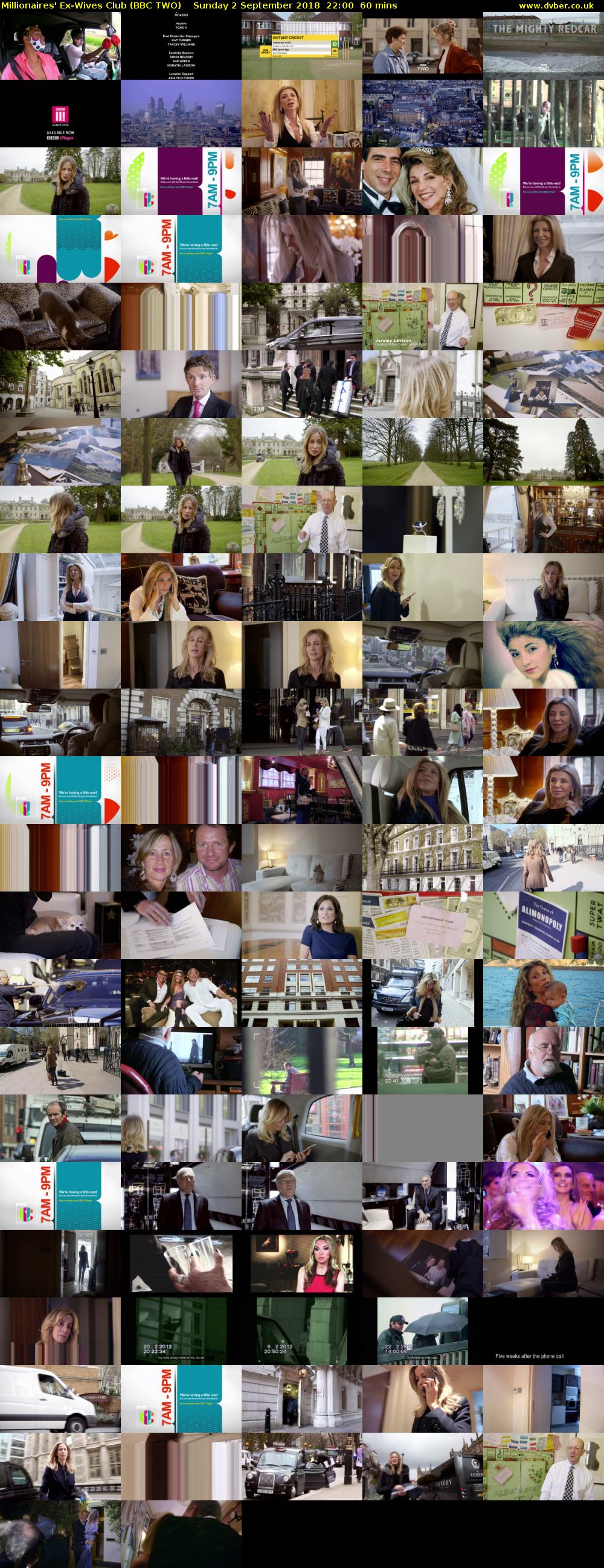 Millionaires' Ex-Wives Club (BBC TWO) Sunday 2 September 2018 22:00 - 23:00