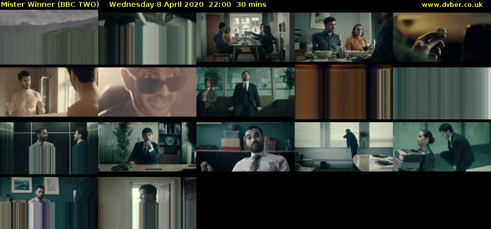 Mister Winner (BBC TWO) Wednesday 8 April 2020 22:00 - 22:30