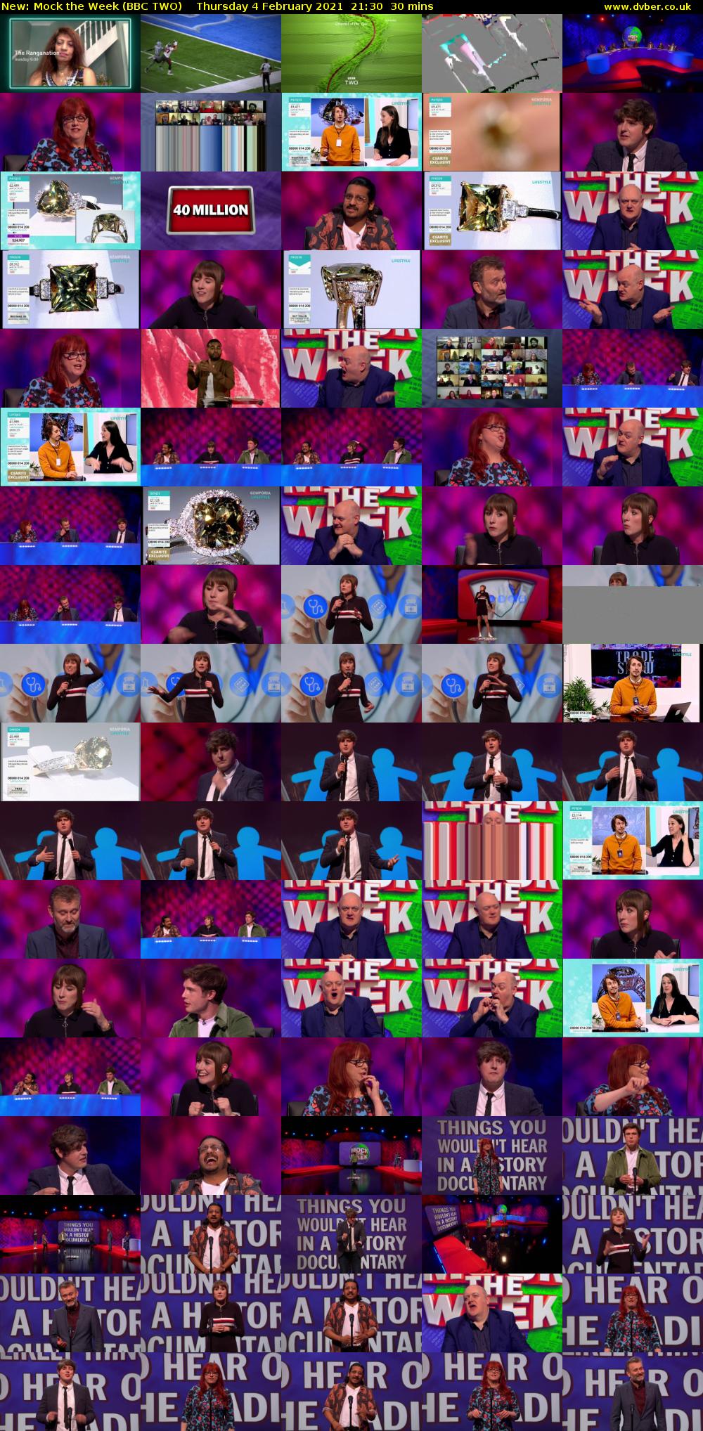 Mock the Week (BBC TWO) Thursday 4 February 2021 21:30 - 22:00