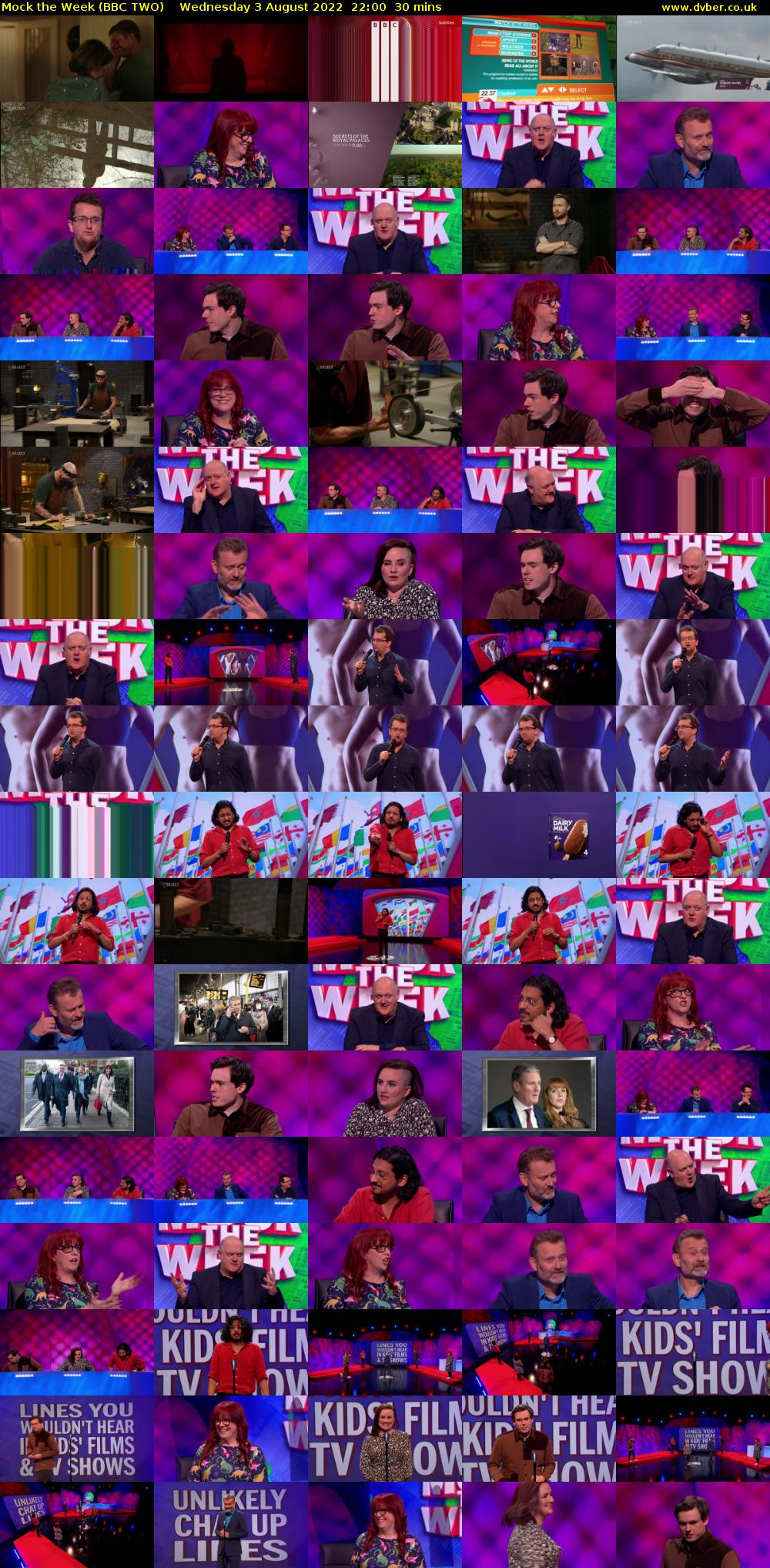 Mock the Week (BBC TWO) Wednesday 3 August 2022 22:00 - 22:30