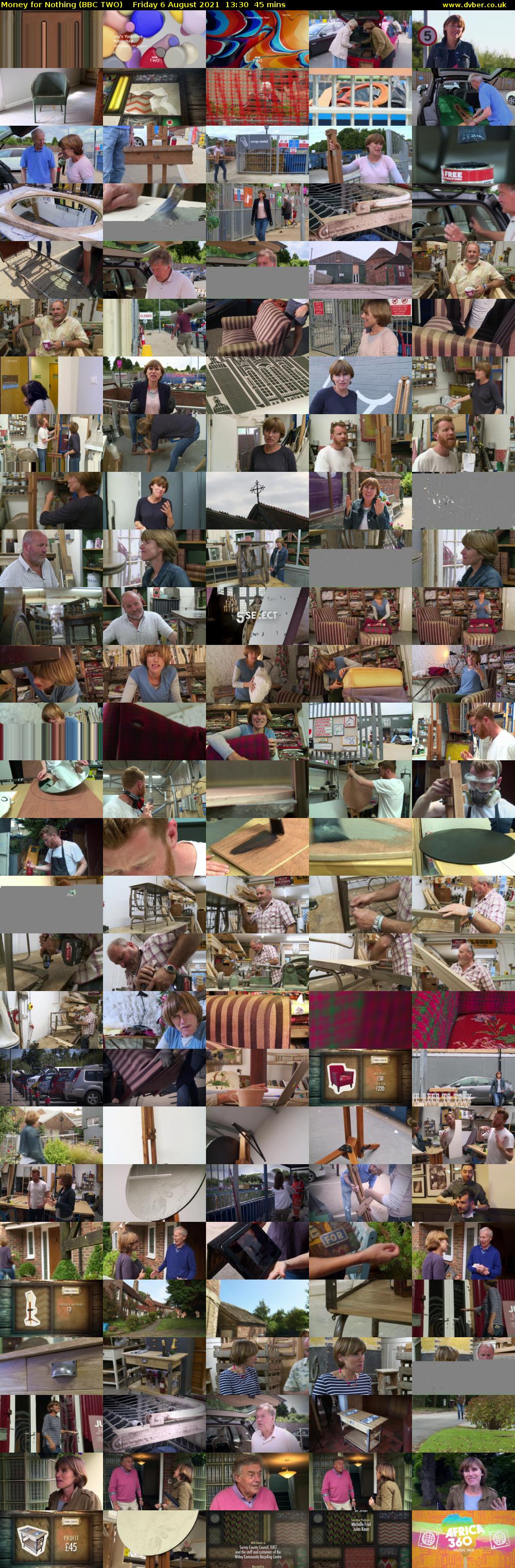 Money for Nothing (BBC TWO) Friday 6 August 2021 13:30 - 14:15