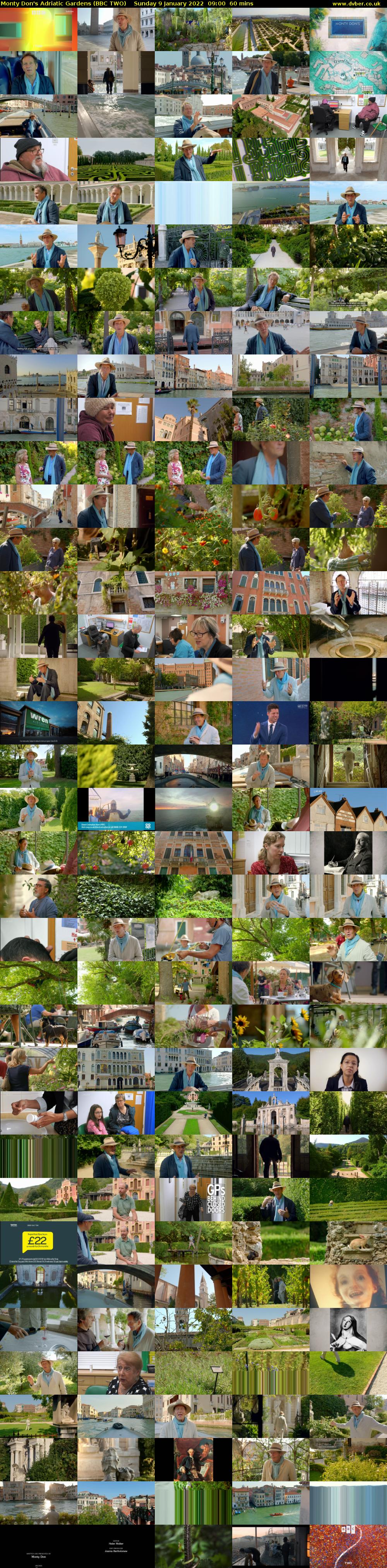 Monty Don's Adriatic Gardens (BBC TWO) Sunday 9 January 2022 09:00 - 10:00