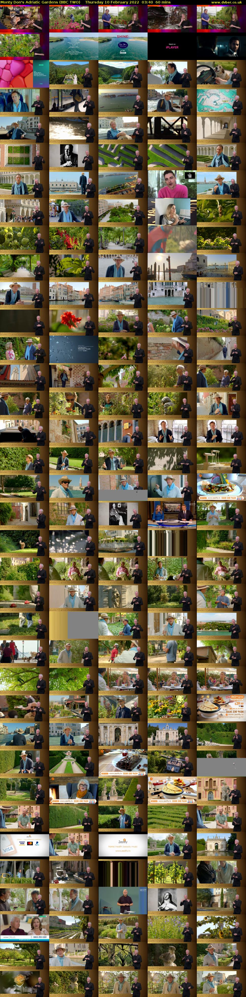 Monty Don's Adriatic Gardens (BBC TWO) Thursday 10 February 2022 03:40 - 04:40