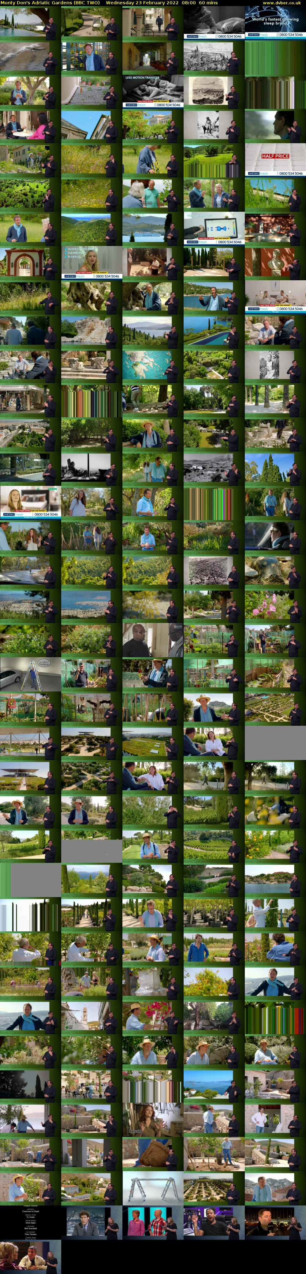 Monty Don's Adriatic Gardens (BBC TWO) Wednesday 23 February 2022 08:00 - 09:00