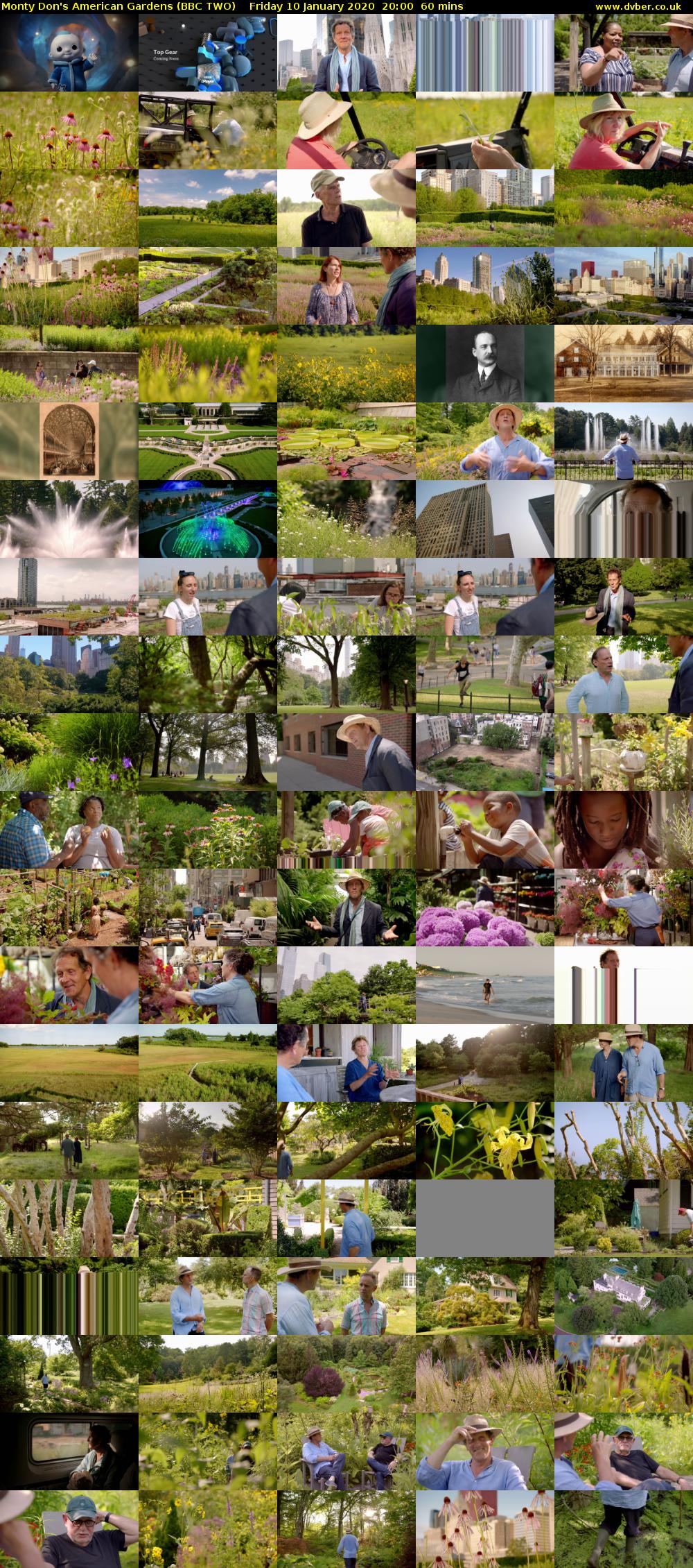 Monty Don's American Gardens (BBC TWO) Friday 10 January 2020 20:00 - 21:00