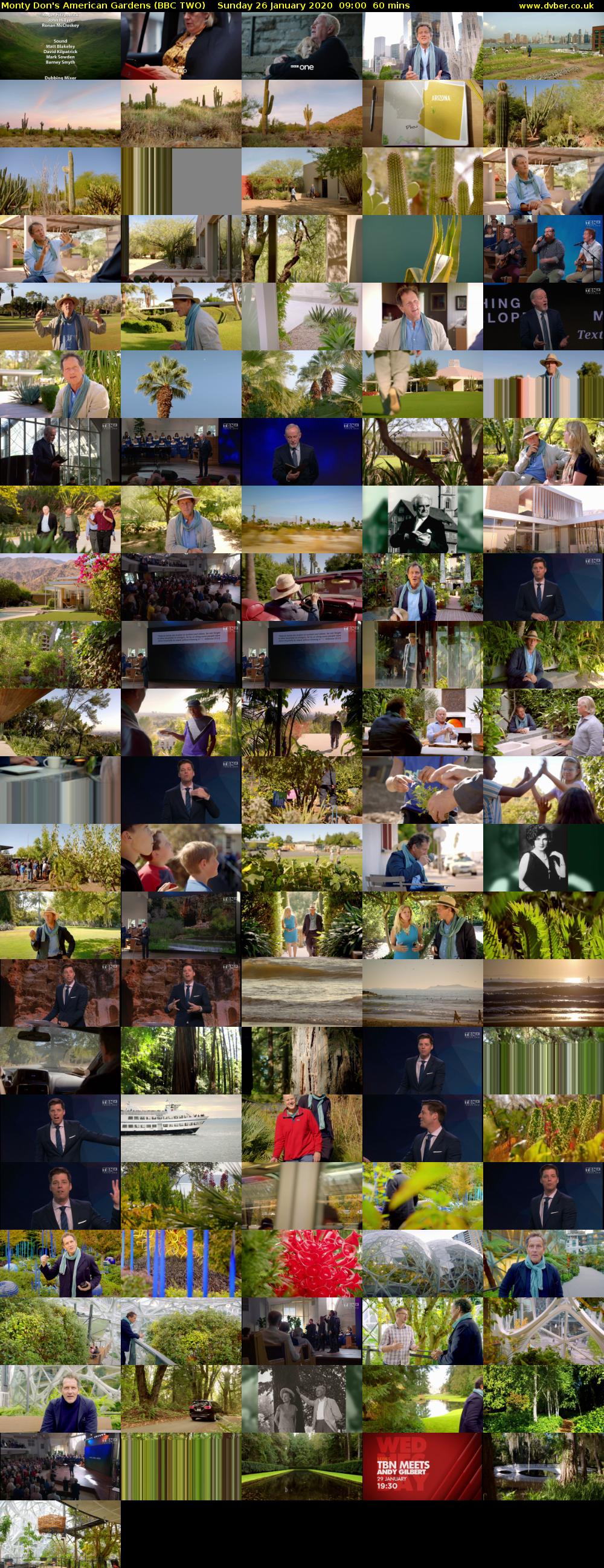 Monty Don's American Gardens (BBC TWO) Sunday 26 January 2020 09:00 - 10:00