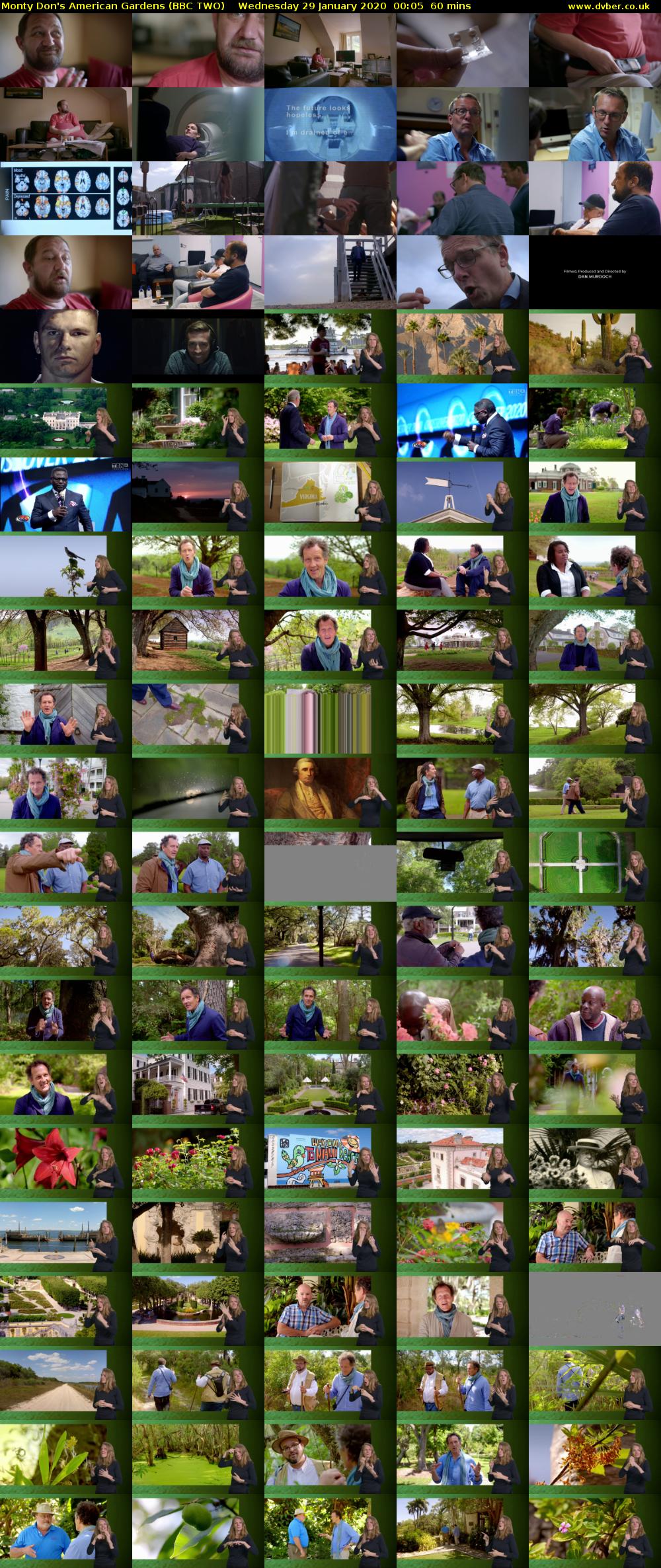 Monty Don's American Gardens (BBC TWO) Wednesday 29 January 2020 00:05 - 01:05