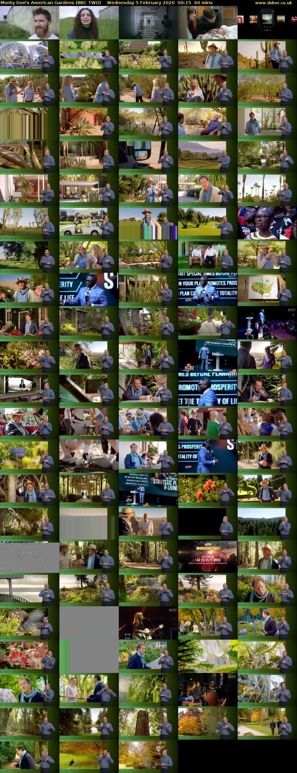 Monty Don's American Gardens (BBC TWO) Wednesday 5 February 2020 00:15 - 01:15