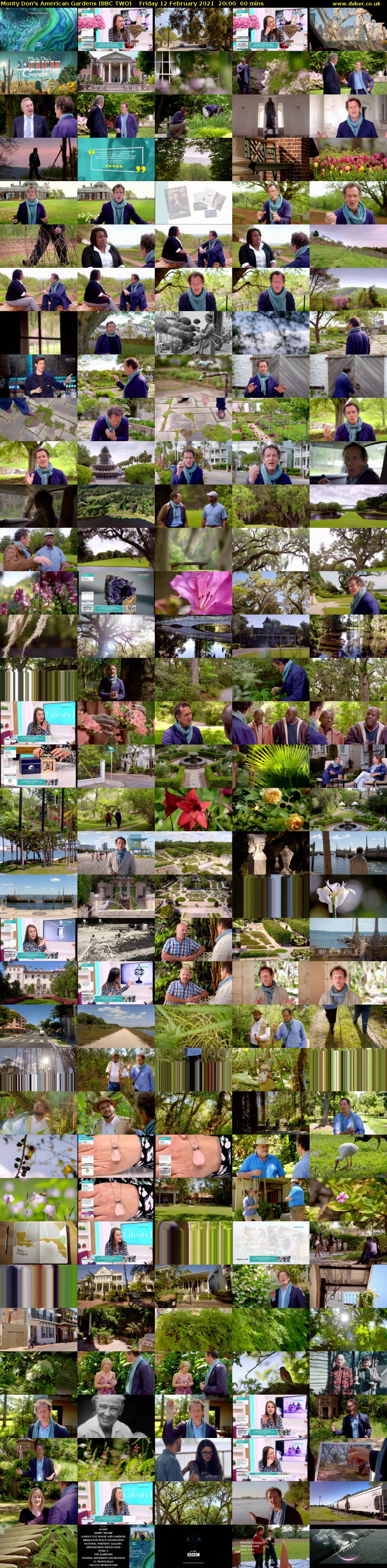 Monty Don's American Gardens (BBC TWO) Friday 12 February 2021 20:00 - 21:00