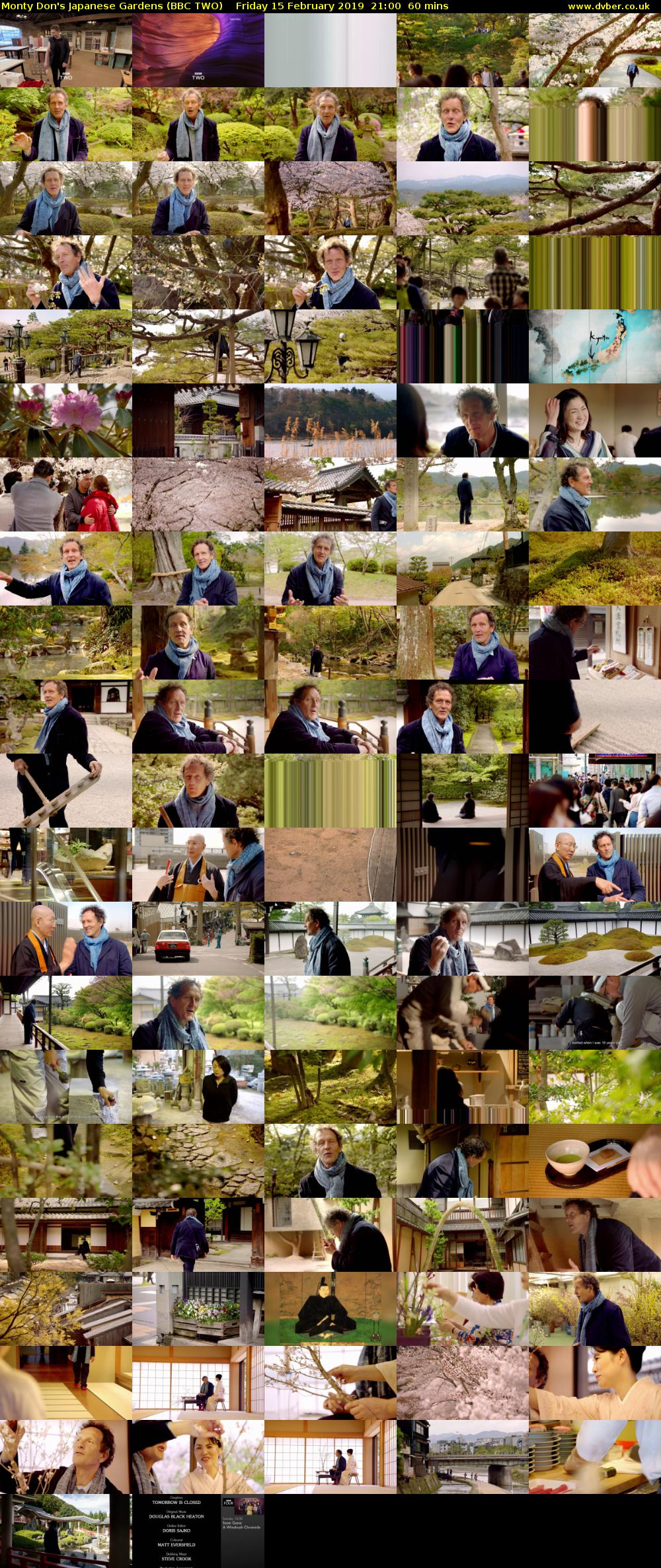 Monty Don's Japanese Gardens (BBC TWO) Friday 15 February 2019 21:00 - 22:00