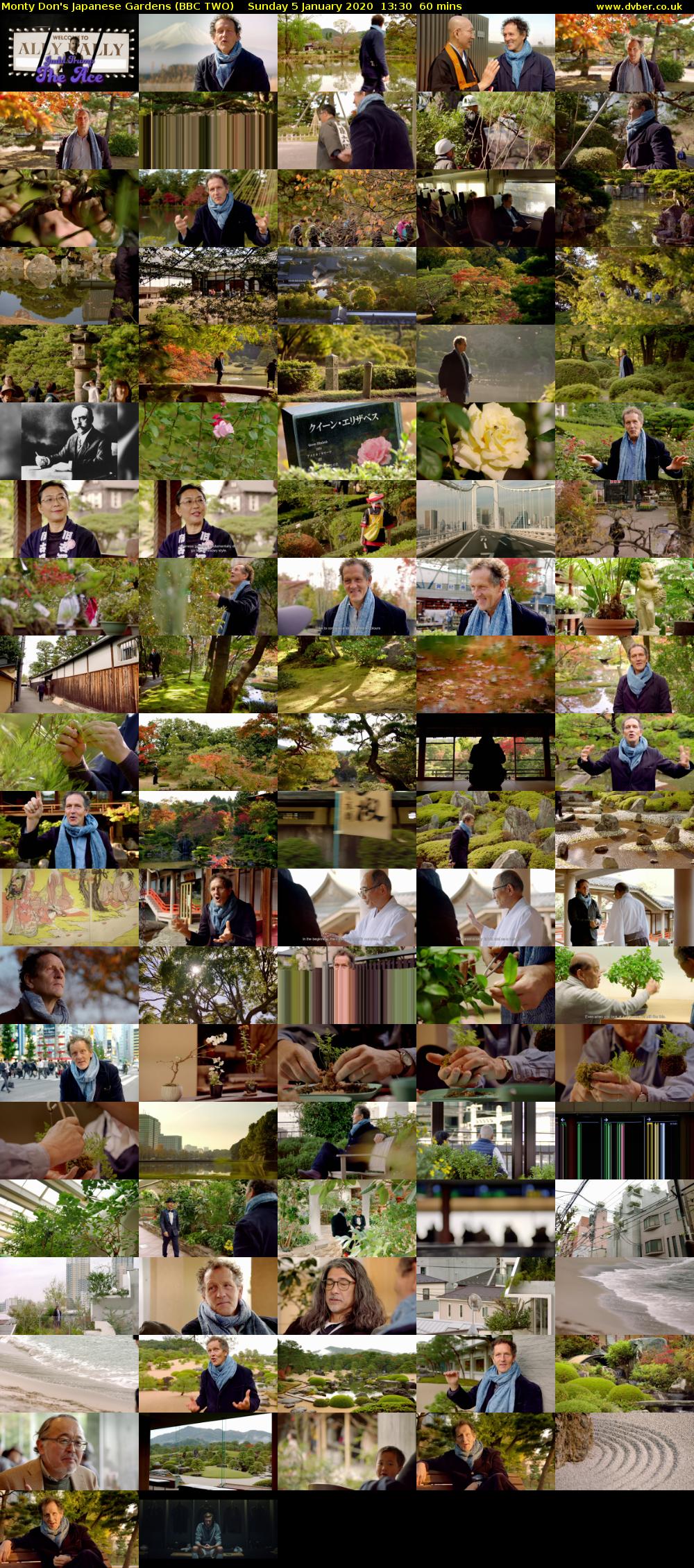 Monty Don's Japanese Gardens (BBC TWO) Sunday 5 January 2020 13:30 - 14:30