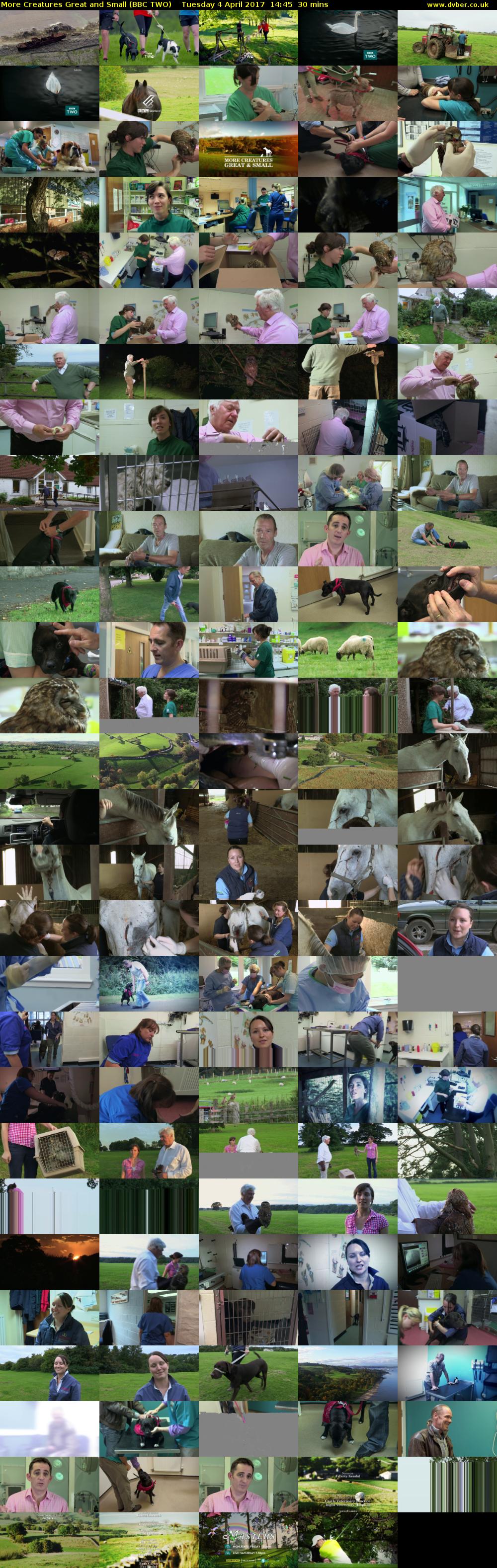 More Creatures Great and Small (BBC TWO) Tuesday 4 April 2017 14:45 - 15:15