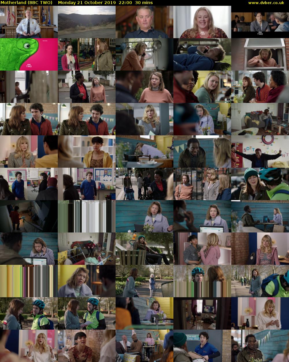 Motherland (BBC TWO) Monday 21 October 2019 22:00 - 22:30