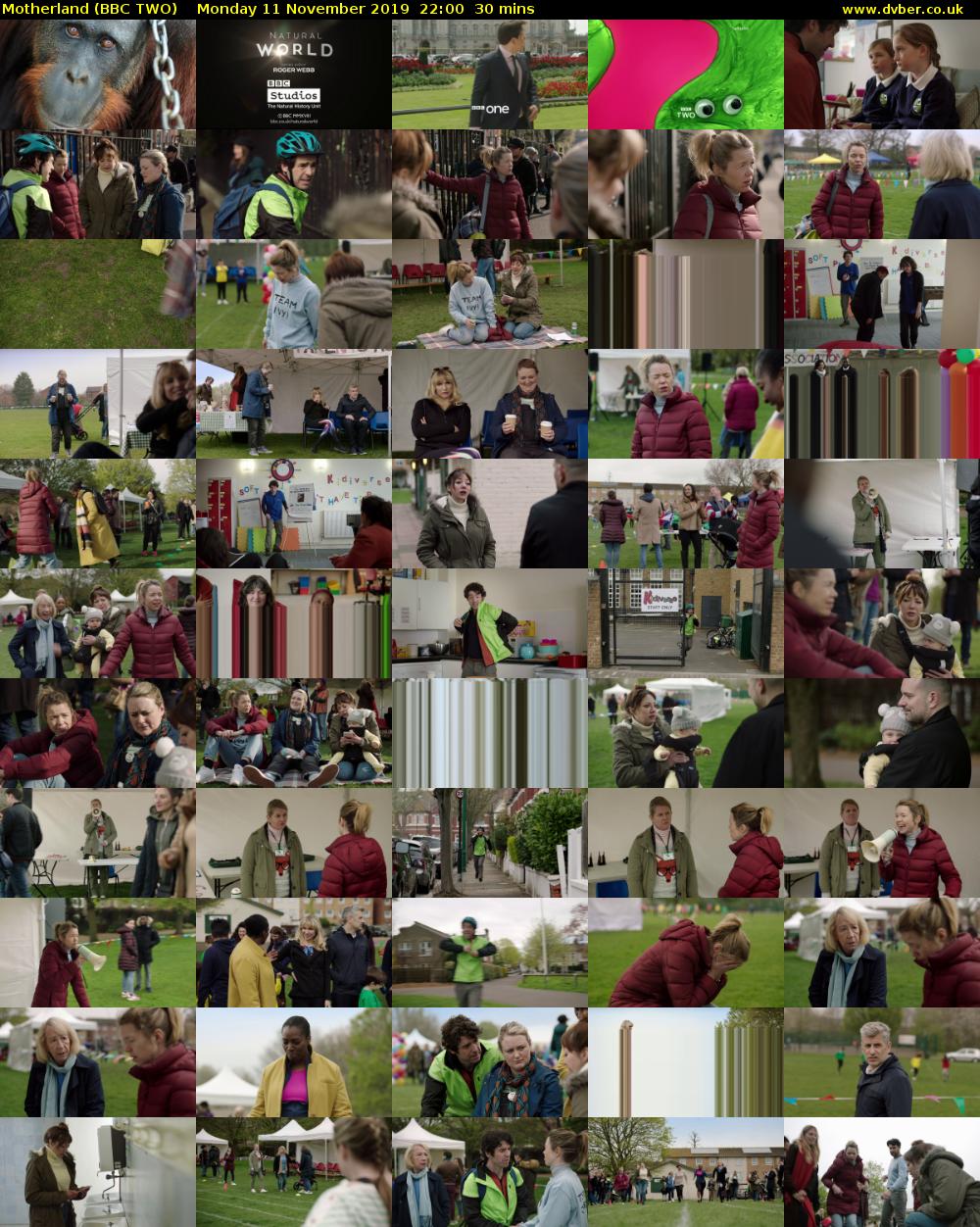 Motherland (BBC TWO) Monday 11 November 2019 22:00 - 22:30