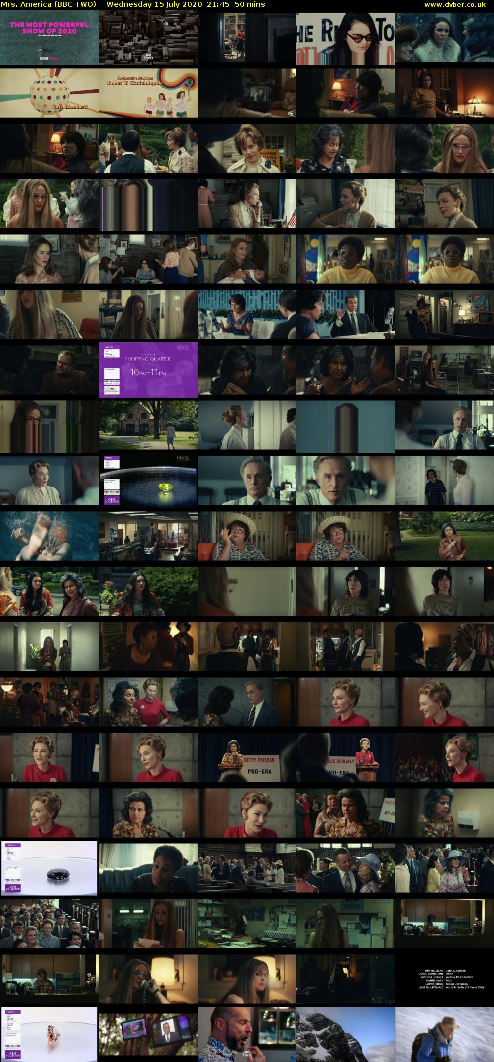 Mrs. America (BBC TWO) Wednesday 15 July 2020 21:45 - 22:35