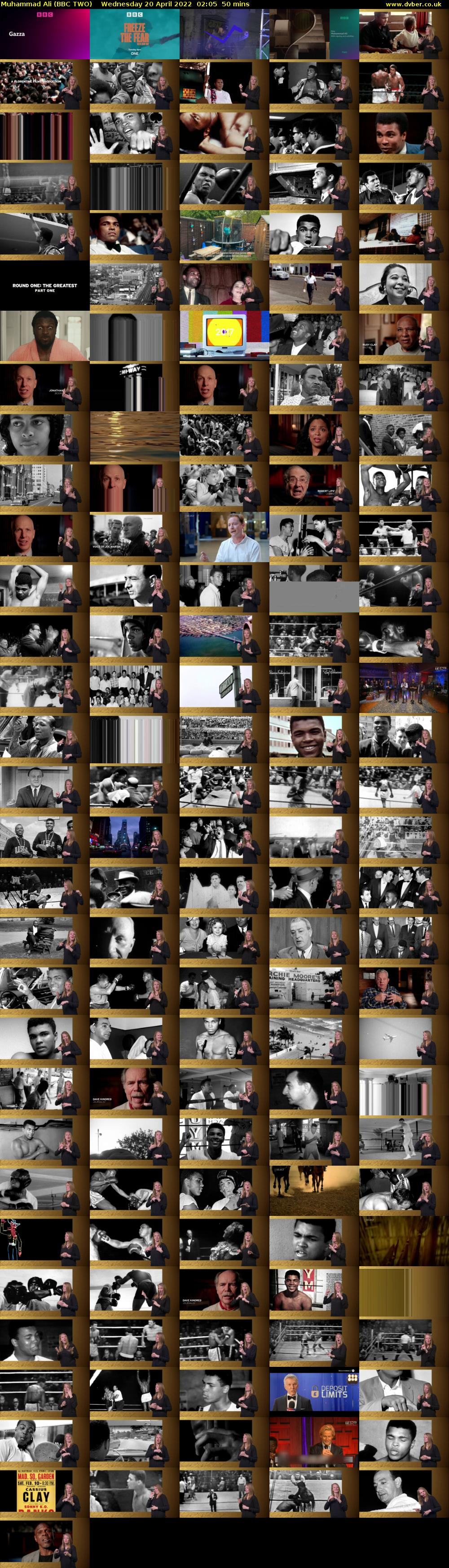 Muhammad Ali (BBC TWO) Wednesday 20 April 2022 02:05 - 02:55