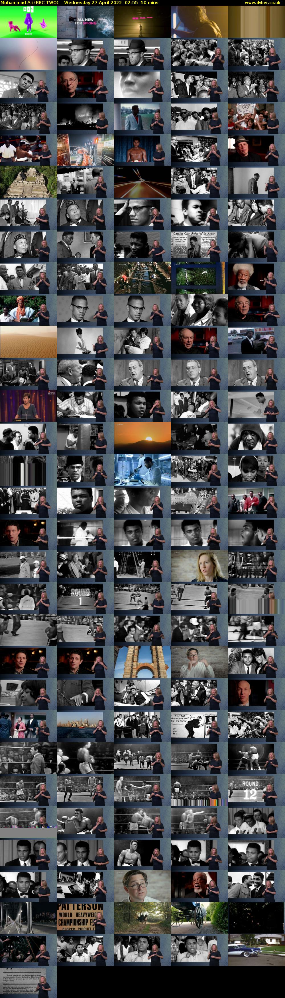 Muhammad Ali (BBC TWO) Wednesday 27 April 2022 02:55 - 03:45