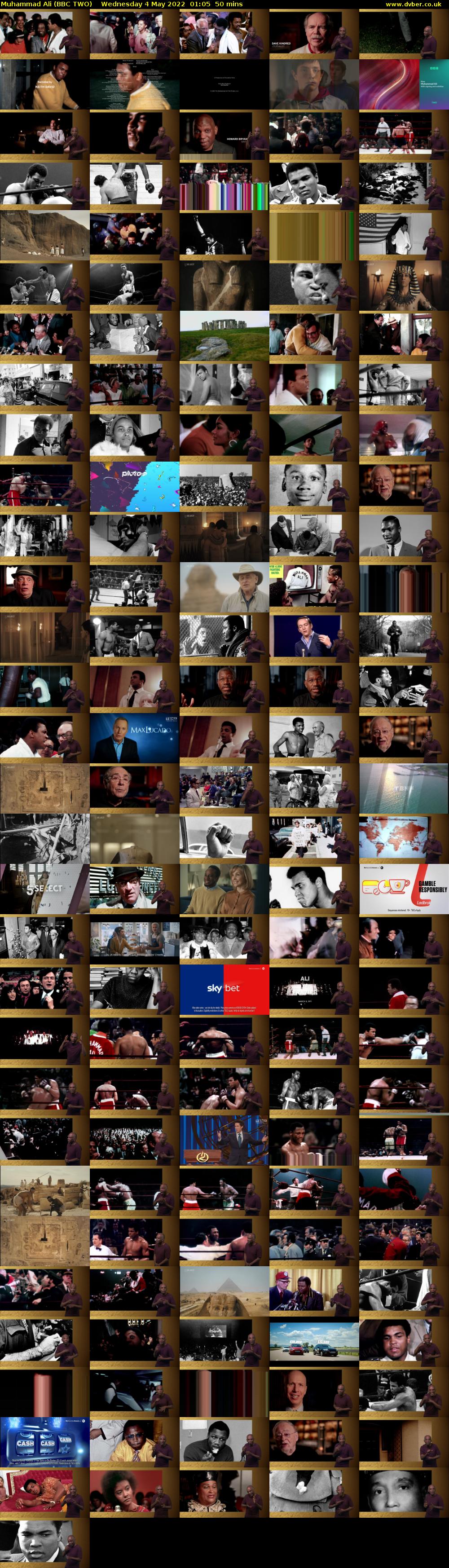 Muhammad Ali (BBC TWO) Wednesday 4 May 2022 01:05 - 01:55