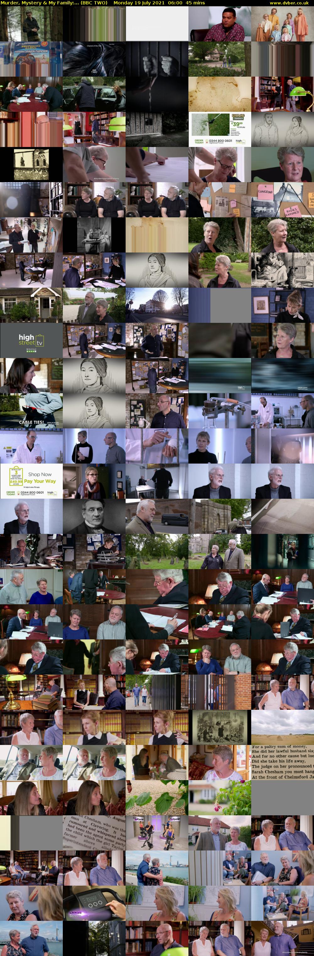 Murder, Mystery & My Family:... (BBC TWO) Monday 19 July 2021 06:00 - 06:45