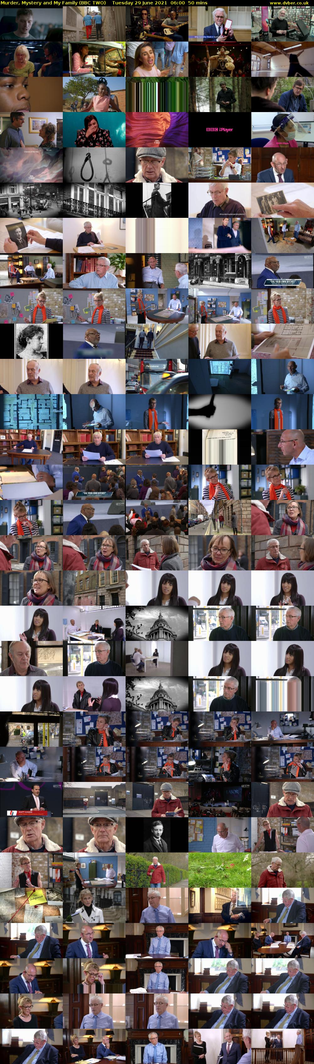 Murder, Mystery and My Family (BBC TWO) Tuesday 29 June 2021 06:00 - 06:50