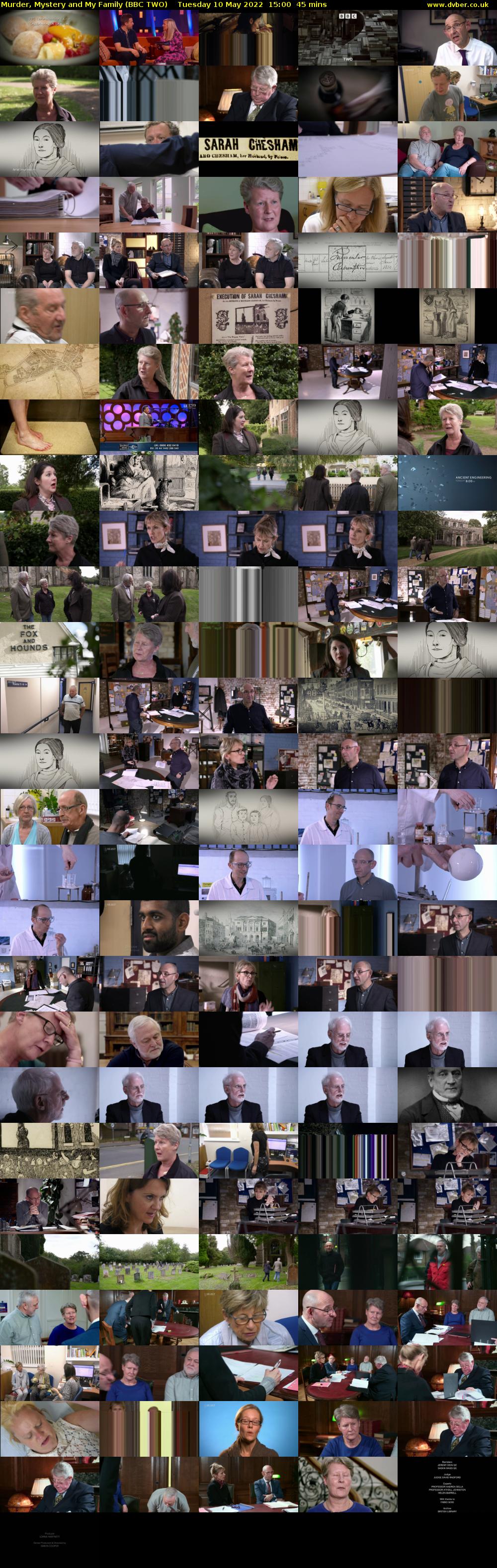 Murder, Mystery and My Family (BBC TWO) Tuesday 10 May 2022 15:00 - 15:45