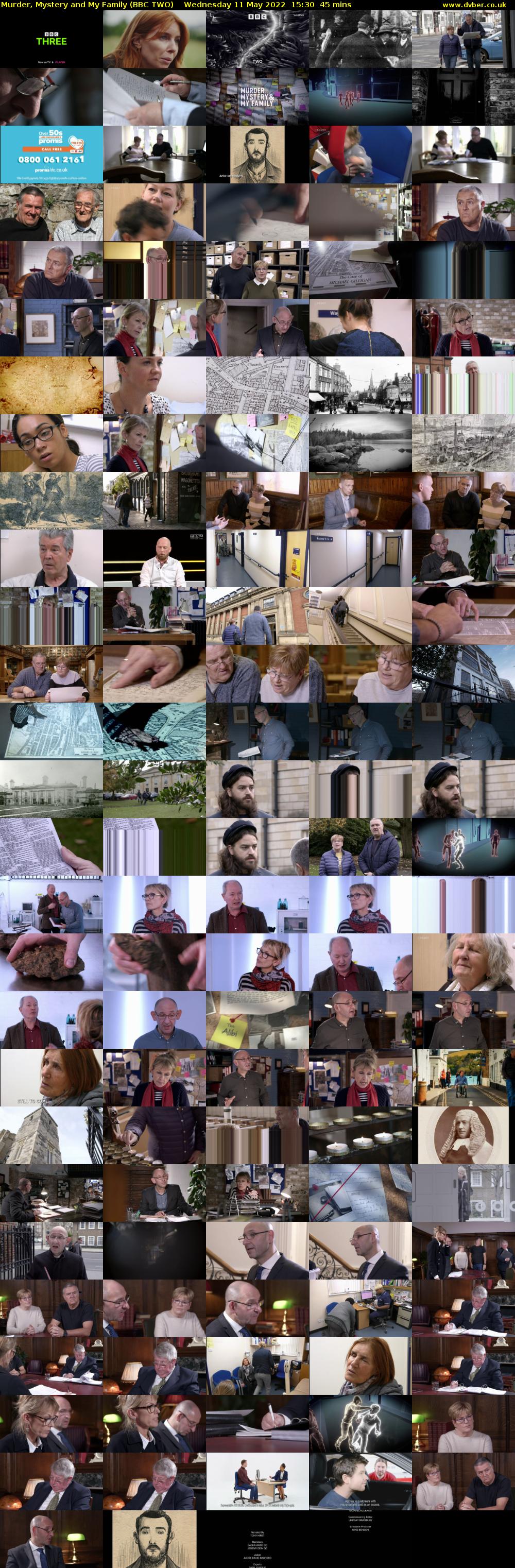 Murder, Mystery and My Family (BBC TWO) Wednesday 11 May 2022 15:30 - 16:15