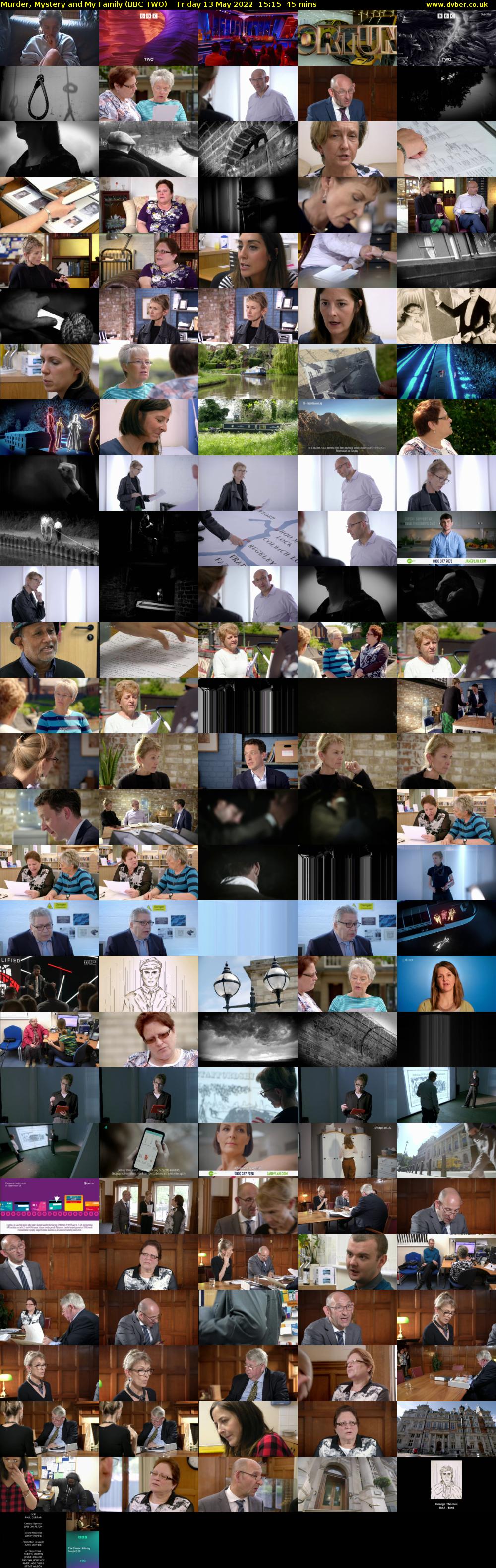 Murder, Mystery and My Family (BBC TWO) Friday 13 May 2022 15:15 - 16:00