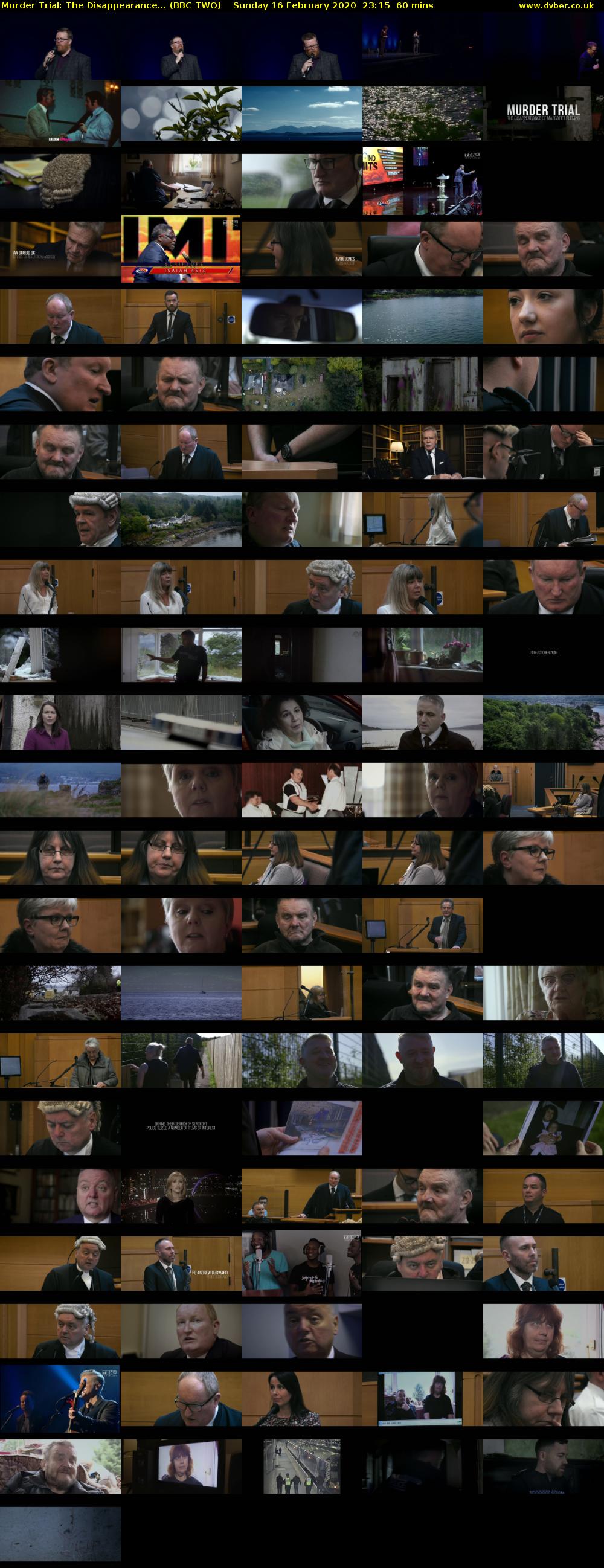Murder Trial: The Disappearance... (BBC TWO) Sunday 16 February 2020 23:15 - 00:15