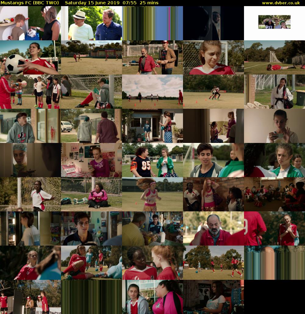 Mustangs FC (BBC TWO) Saturday 15 June 2019 07:55 - 08:20