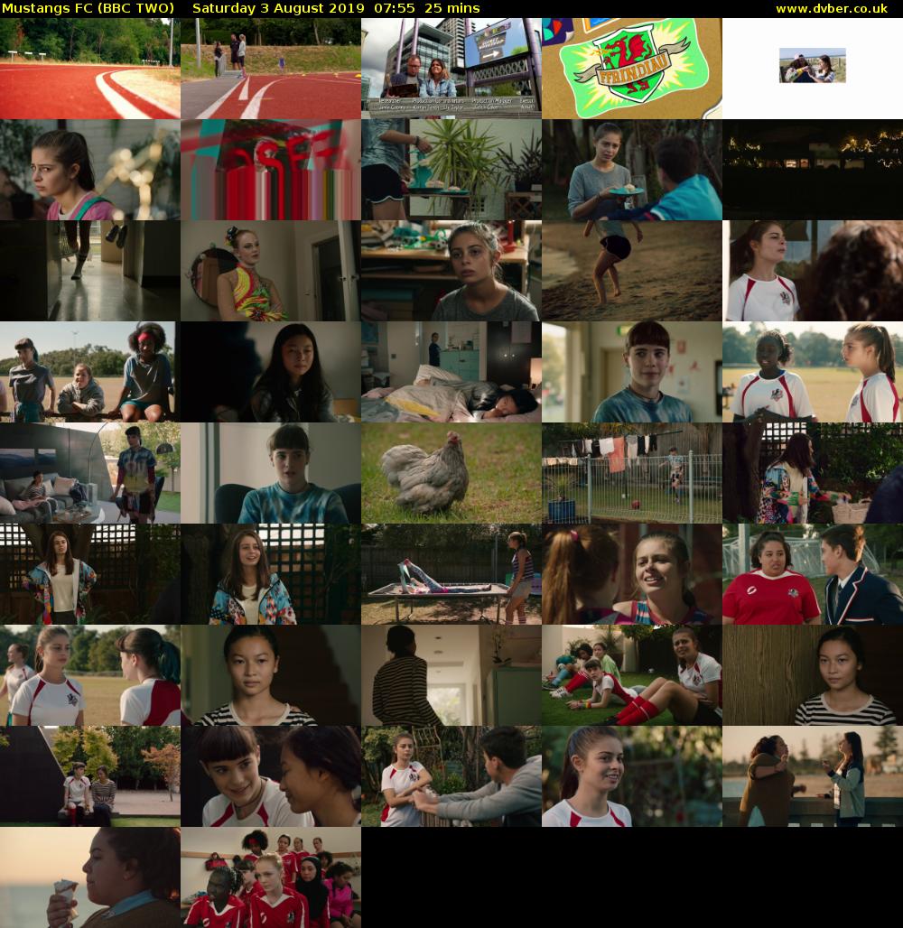 Mustangs FC (BBC TWO) Saturday 3 August 2019 07:55 - 08:20