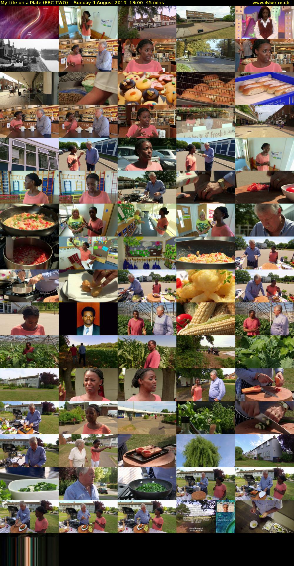 My Life on a Plate (BBC TWO) Sunday 4 August 2019 13:00 - 13:45